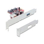 PCI Express x1 Karte zu 1 x extern + 1 x intern...