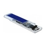 Externes Gehäuse für M.2 NVMe PCIe SSD mit USB...