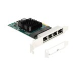 PCI Express x4 Netzwerkkarte Gigabit LAN 4 x RJ45 BCM