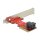 PCI Express x4 Karte > 1 x intern SFF-8643 NVMe - Low Profile Formfaktor