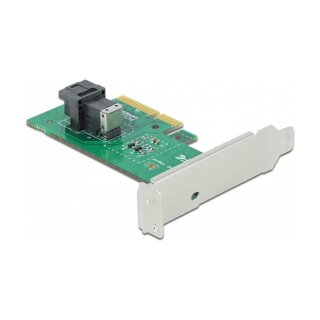 PCI Express x4 Karte zu 1 x intern SFF-8643 NVMe - Low Profile Formfaktor