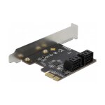 4 Port SATA PCI Express x1 Karte - Low Profile Formfaktor