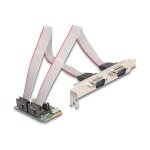 Mini PCIe I/O PCIe full size 2 x Seriell RS-232 mit...