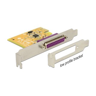 PCI Express Karte zu 1 x Parallel