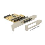 PCI Express x1 Karte zu 4 x Seriell mit Spannungsversorgung