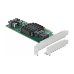PCI Express x8 Karte zu 4 x intern SFF-8643 NVMe - Low...