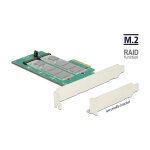 PCI Express x4 Karte > 2 x intern M.2 Key B mit RAID -...