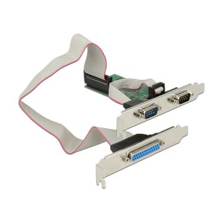 PCI Express x1 Karte zu 2 x Seriell RS-232 + 1 x Parallel