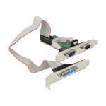 PCI Express x1 Karte zu 2 x Seriell RS-232 + 1 x Parallel