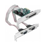 PCI Express x1 Karte zu 2 x Seriell RS-232 + 1 x Parallel...