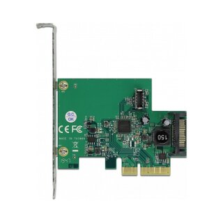 PCI Express x4 Karte zu 1 x intern USB 10 Gbps Typ-E Key A 20 Pin Buchse