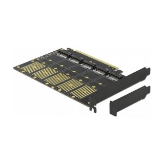 PCI Express x16 Karte zu 5 x intern M.2 Key B / SATA
