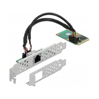 Mini PCIe I/O PCIe full size 1 x RJ45 Gigabit LAN