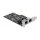 PCI Express x2 Netzwerkkarte 2,5 Gigabit LAN 2 x RJ45 RTL8125