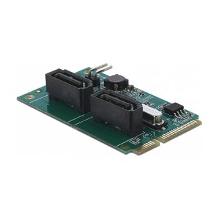 Mini PCIe Konverter zu 2 x SATA mit RAID