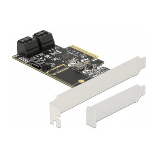 5 Port SATA PCI Express x4 Karte - Low Profile Formfaktor