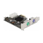 PCI Express x1 Karte zu 2 x PS/2 und USB Pfostenstecker -...