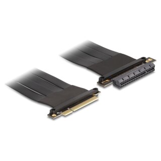 Riser Karte PCI Express x8 Stecker zu x8 Slot mit Kabel 30 cm