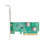 PCI Express 4.0 x8 Karte zu 2 x intern SFF-8654 4i NVMe -...