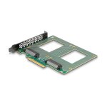 PCI Express 4.0 x8 Karte zu 2 x intern U.2 NVMe SFF-8639...