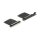 Riser Karte PCI Express 4.0 x16 Stecker zu x16 Slot 90° gewinkelt mit Kabel 30 cm