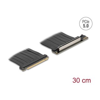 Riser Karte PCI Express 5.0 x16 Stecker zu x16 Slot mit Kabel 30 cm