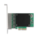 PCI Express x4 Netzwerkkarte 2,5 Gigabit LAN 4 x RJ45...