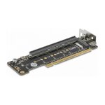 PCI Express 4.0 x16 Riser Karte mit 2 x M.2 Key M NVMe...