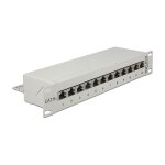 Delock 10? Patchpanel 12 Port Cat.6A grau