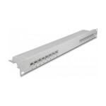 19" Patchpanel 16 Port Cat.6A 1 HE grau