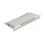 Delock 10? Patchpanel 8 Port Cat.6A 0,5 HE grau