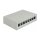 Delock Keystone Patchpanel 8 Port grau