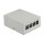 Keystone Patchpanel 4 Port grau