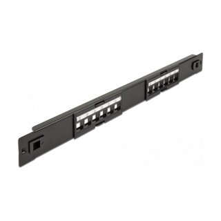 19" Keystone Patchpanel 12 Port werkzeugfrei