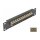 10" LWL Patchpanel 12 Port SC Simplex beige 1 HE schwarz