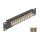 Delock 10? LWL Patchpanel 12 Port LC Duplex beige 1 HE schwarz