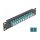 Delock 10? LWL Patchpanel 12 Port LC Duplex aqua 1 HE schwarz
