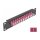 10" LWL Patchpanel 12 Port LC Duplex violett 1 HE schwarz