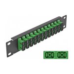 10" LWL Patchpanel 12 Port SC Duplex grün 1 HE...