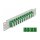 Delock 10? LWL Patchpanel 12 Port LC Quad grün 1 HE grau