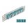 10" LWL Patchpanel 12 Port LC Quad aqua 1 HE grau