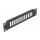 10" LWL Patchpanel 12 Port für SC Duplex / LC Quad 1 HE schwarz