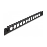 19" D-Typ Patchpanel 12 Port werkzeugfrei schwarz