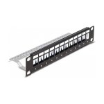 Delock 10? Keystone Patchpanel 12 Port mit...