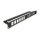 Delock 19? Keystone Patchpanel 24 Port gewinkelt mit Entlastungsschiene schwarz