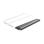 19" D-Typ Patchpanel mit Entlastungsschienen 32 Port...
