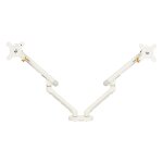 BakkerElkhuizen BE Flexible Dual Monitorarm White