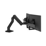 HX DUAL MONITOR ARM IN SCHWARZ TISCHHALTERUNG FUER...