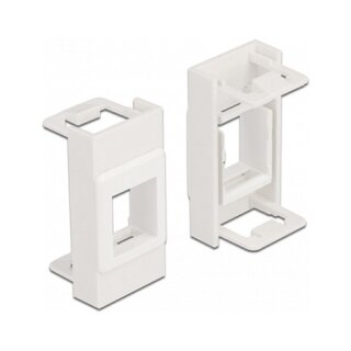 Easy 45 Modul Keystone Halterung 22,5 x 45 mm, weiß