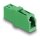LWL Kupplung LC Simplex Buchse zu LC Simplex Buchse APC grün